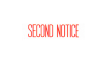 1012 - SECOND NOTICE