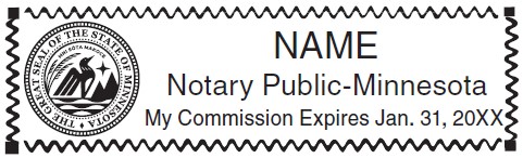 MINNESOTA  NOTARY STAMPS &amp; NOTARY ITEMS